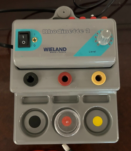 Wieland RHODINETTE 2 PEN PLATING PLATER MACHINE *Read*