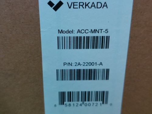 Verkada ACC-MNT-5 Mini Pendant Cap Mount NEW OPEN-BOX - Picture 2 of 3