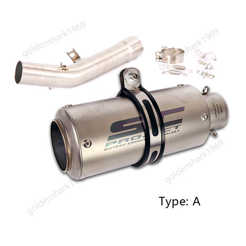 Silenciadores de 51 mm deslizables de tubo de escape medio para Suzuki GSF Bandit 650 1250 2007-2016 Foto 4 de 4