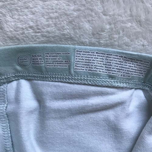 Wonder Nation Girls Camo Green & Gray Bike Shorts 2 Pack Size S (6-6X) Waist 20" - Picture 6 of 10