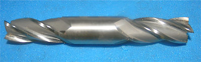 29/32'' x 1''  Double End Mill 6 3/8'' OAL HSS 4Fl #6589
