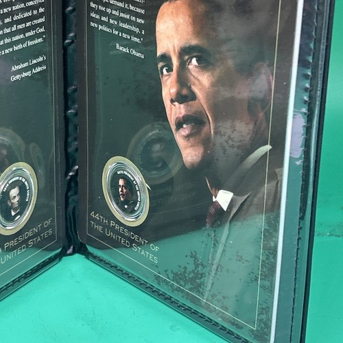 Obama President Lincoln Commemorative Dollar Coins Authentic Vault Verified #DK - Picture 3 of 5