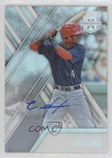 2017 Panini Elite Extra Edition Auto Edwin Lora #112 Auto 0c2