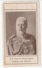 Germany - His Royal Highness Prince Regent Ludwig of Bavaria label