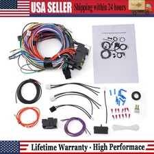 12 Circuit Wiring Harness Wire Kit For 1955-1...