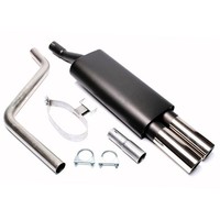 TA Technix EndschalldäMpfer 2X76Mm, VW Polo III 86C, 86-94