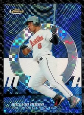 Melvin Mora - 2005 Topps Finest #16 Blue X-Fractor #32/150 - Orioles