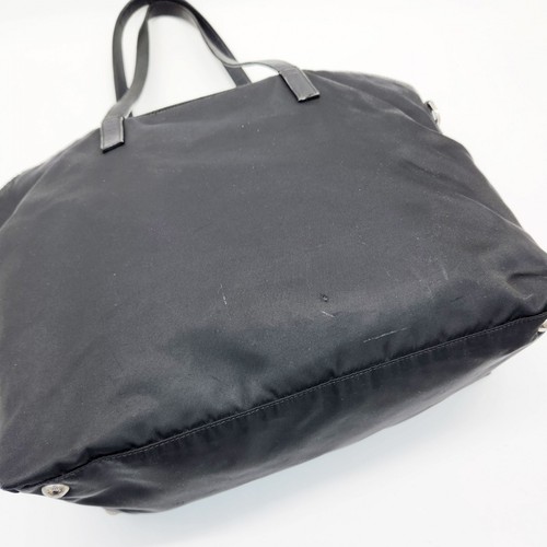 Bolso Bandolera Prada Negro Tessuto Nylon Cuero Saffiano de JAPÓN - Imagen 14 de 17