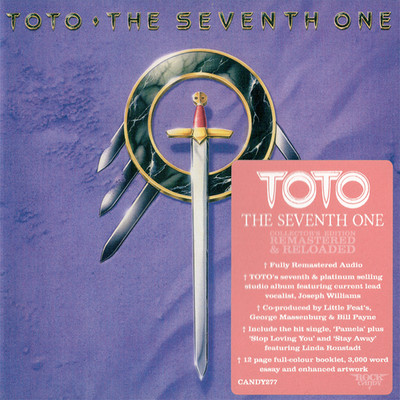 Toto ~ The Seventh One (1988) CD 2015 Rock Candy Records UK    NEW   