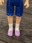 Playskool Dollhouse Hasbro Blonde Girl Sister Pink Shirt Blue Shorts — photo 6