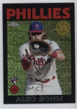 2021 Update Silver Pack 1986 Topps Chrome Baseball Black /199 Alec Bohm 05ja