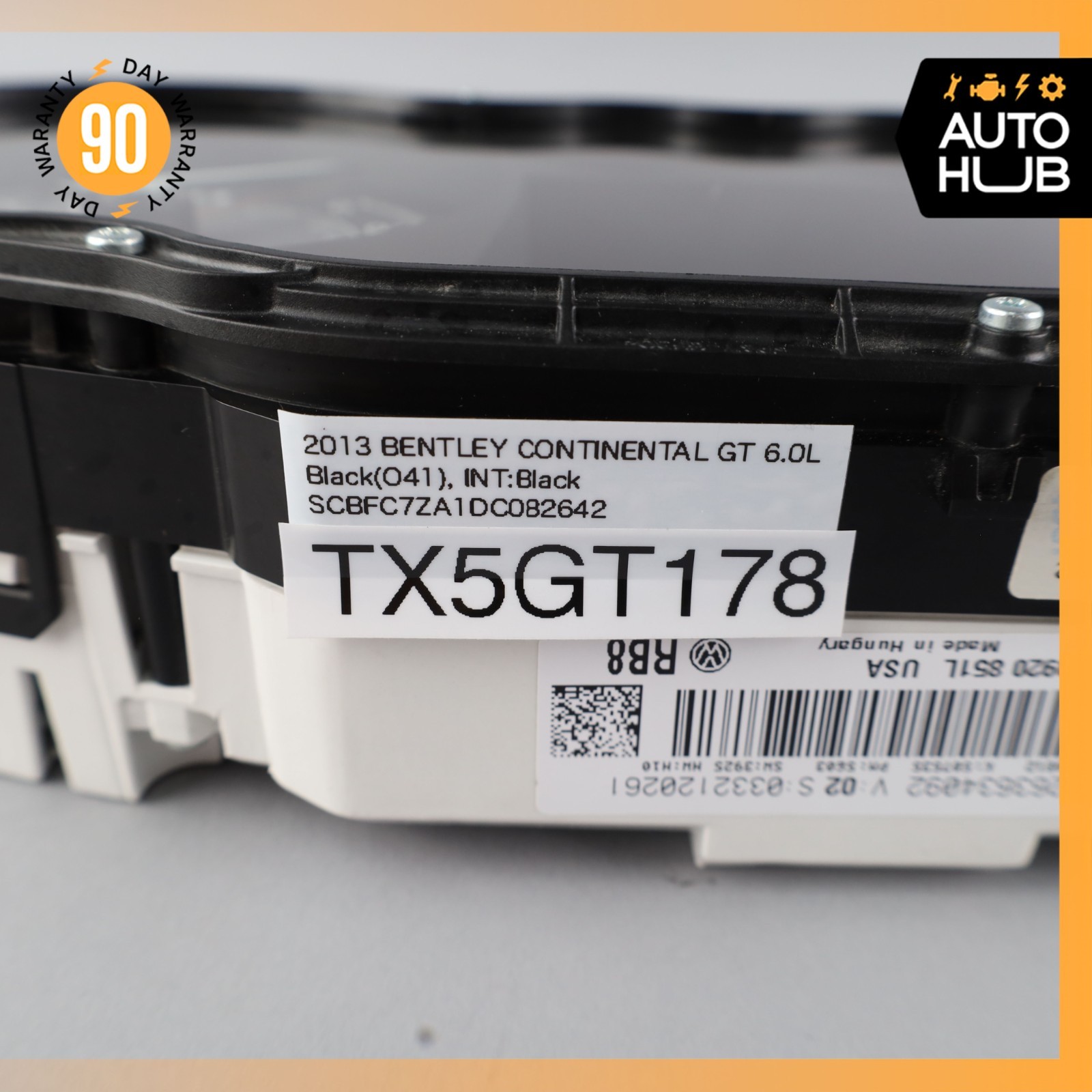 13-14 Bentley Continental GT GTC Instrument Cluster Speedometer OEM 30k