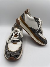 Madewell Women Kickoff Trainer Size 8 M Shoes Spot Mix Calf Hair Olive Grove
