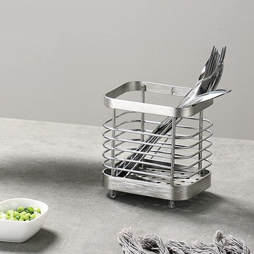 Stainless Steel Sink Utensil Holder - Countertop Kitchen Utensil Drying Caddy... - Picture 5 of 7