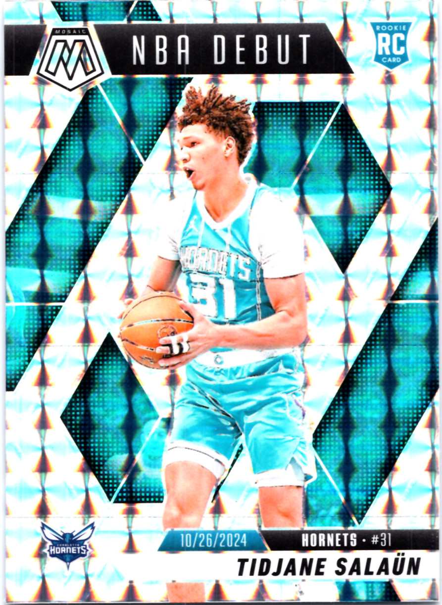 2024-25 Panini Mosaic - City Edition Tidjane Salaun #268 Mosaic Prizm (RC)