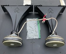 PAIR KLIPSCH HERESY K52H MID RANGE COMPRESSION DRIVERS K-700 METAL HORNS