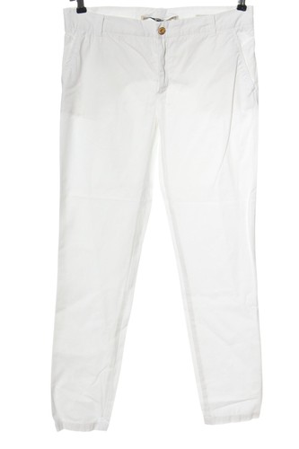 ZARA WOMAN pantalón de cintura baja Mujeres Pantalón Talla EU 36 blanco - Imagen 5 de 5