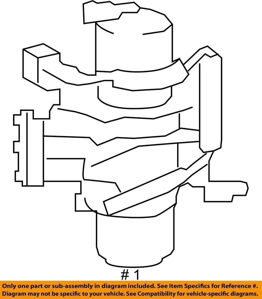 Compressor de suspensão a ar Lexus LS460 LS600 2007-2017 48914-50030 fabricante de equipamento original - Imagem 4 de 4