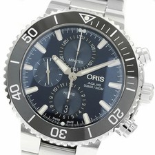 ORIS 01 774 7743 4155 Aquis Chronograph Datum Automatikaufzug Herren 9