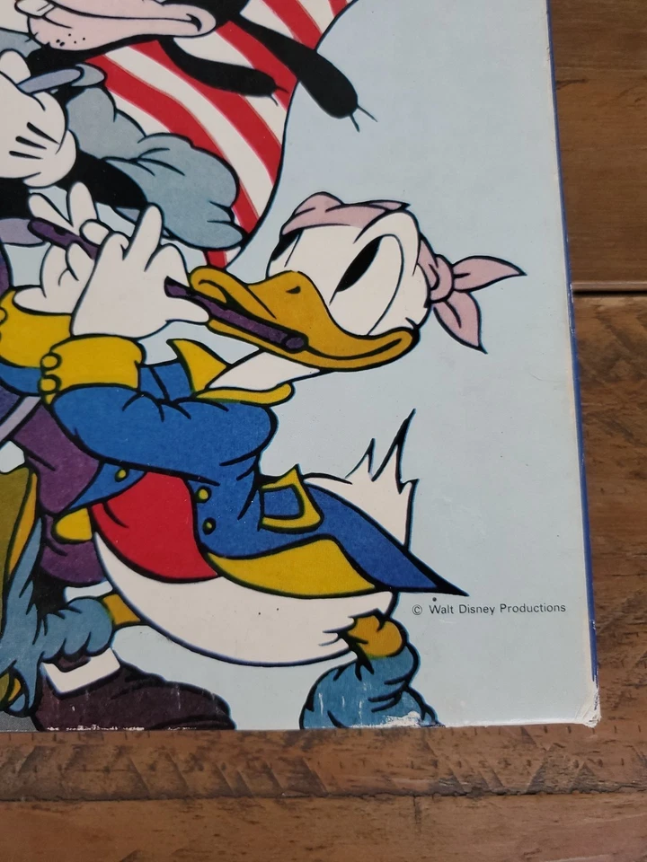 Mickey Mouse Disney 500 Piece 1972 Springbok Puzzle. Spirit of '76. July 1939  - Image 4 of 4