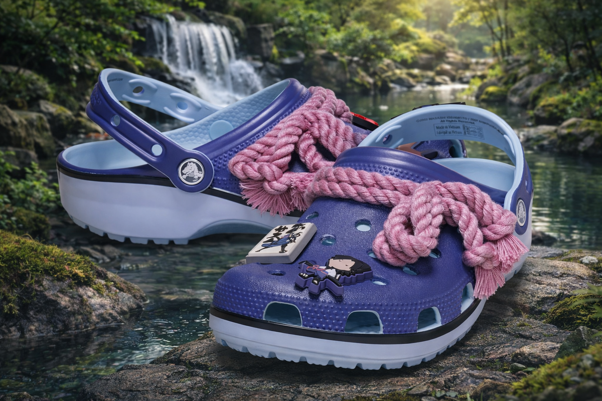 くつ MEN Crocsx Naruto Shippuden Sasuke Clog 209884-4JQ - All Size US 7