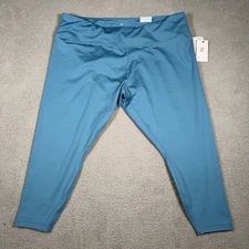Zelos Low Impact High Waist Legging Women’s Size 4X NWT Clear Blue Core Yoga