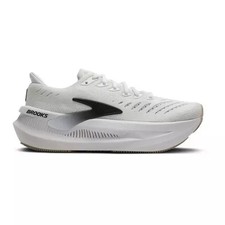 SALE! Men's Brooks Glycerin Max 2 Road Running Shoes White/Black/Chateau Grey