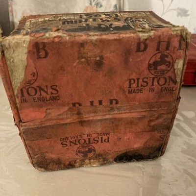 Genuine Classic Austin Mini 850 Pistons X4 Plus Rings In Original Box