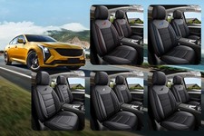 Auto Sitzbezüge 2er Set, Passgenau, kompatibel mit Seitenairbags-Sitzheizung AIE