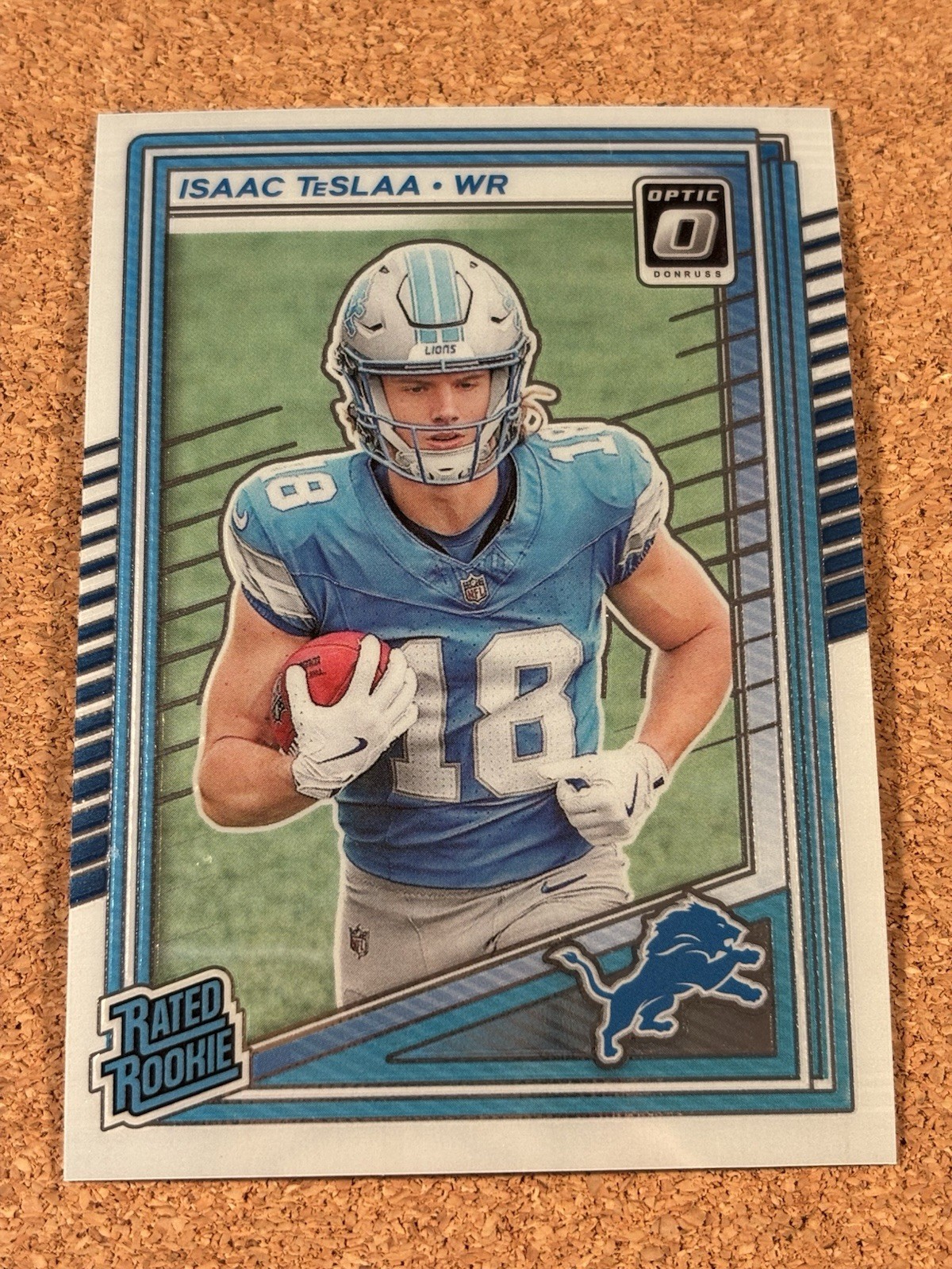 Isaac TeSlaa 2025 Panini Optic Donruss • Holo/Prizm • Rated Rookie #219