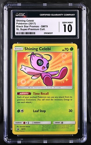 Shining Celebi graded CGC 10 for sale on eBay