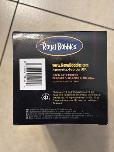 RARE Royal Bobbles Halloween Michael Myers H45 Exclusive Limited Edition 307/500 - Bild 6 von 10