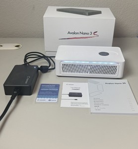 Canaan Avalon Nano 3s 完動品　マイニングマシン純正ホワイト Avalon Miner | eBay