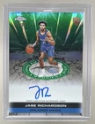 2025 Topps Chrome Jase Richardson Refractors Green (RAW)