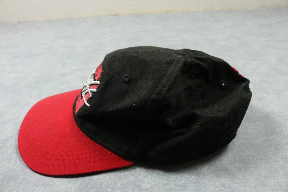 Gorra de colección Chicago Bulls Snap Back negra roja NBA baloncesto vuelo 23 años 90 Foto 4 de 4