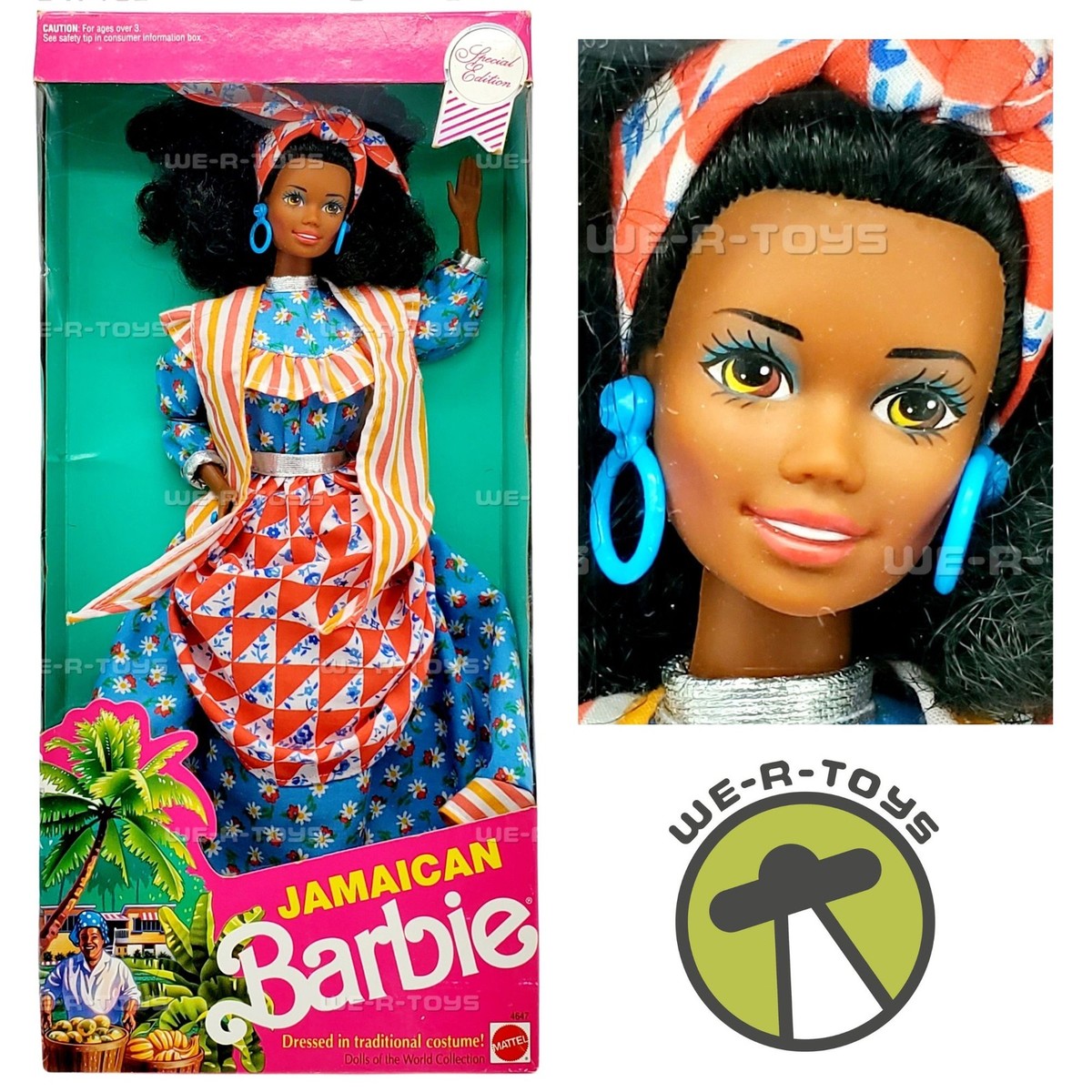 Jamaican Barbie Dolls of the World Special Edition Doll 1991