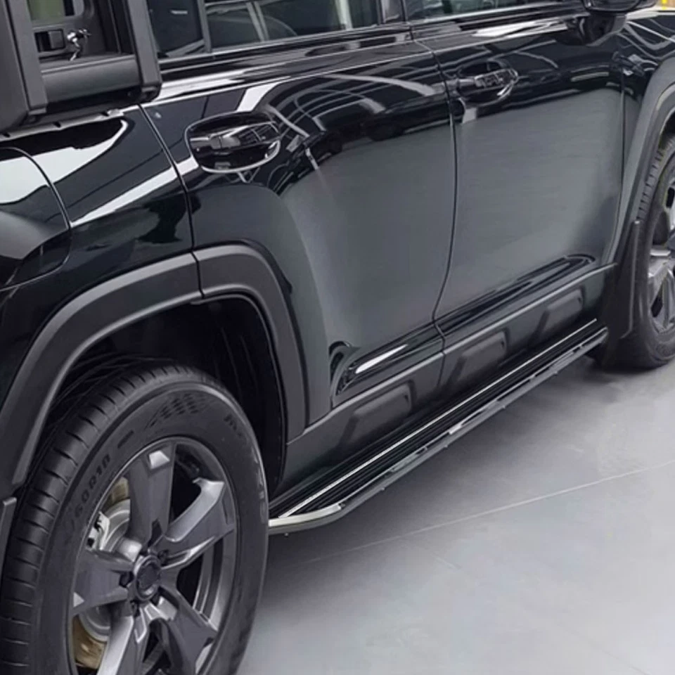 Pedal de peldaño lateral fijo para puerta Porsche Macan 2014-2024 2025 2 piezas Foto 4 de 4