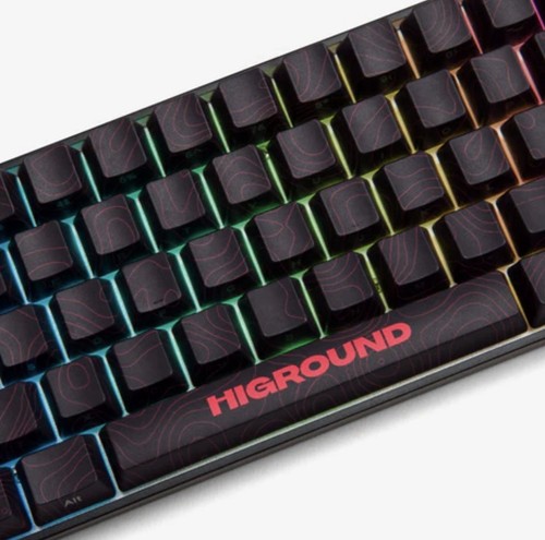 Higround LAVA ROCK Base 65% Keyboard - Brand New - TTC White Flame Switches - Picture 7 of 8
