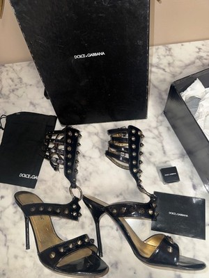 Dolce & Gabbana Runway Gladiator Studded Heels Size 38 (U.S. 7 1/2)
