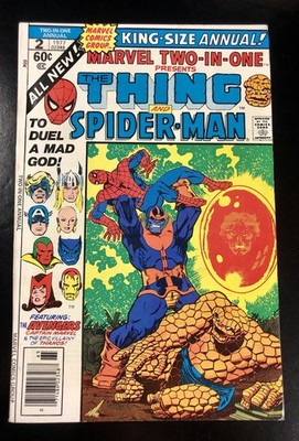 Marvel Two-In-One King Size Annual #2 1977 Hi-Grade KEY Death of Thanos  Starlin