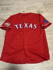 YU DARVISH TEXAS RANGERS Jersey XL Extra Large Match Up Promotion Button Up MLB