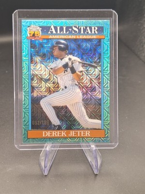 Topps 2026 Series 2 1991 Chrome All-Star Mojo Derek Jeter Yankees Aqua /199