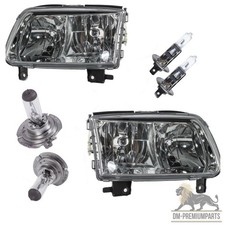 Scheinwerfer Set Rechts Links + Leuchtmittel H1/H7 passt für VW Polo 6N2 99-01