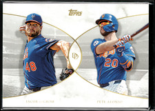 Topps Dynamic Duals Baseball Base Card 22 Jacob deGrom / Pete Alonso - PR: 1200