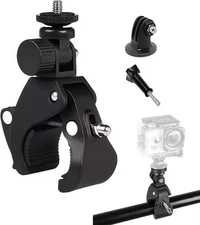 PIEPIE Action Camera Mount Clamp, Bike/Motorcycle Handlebar Clamp ferrous 