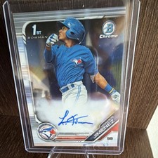 Topps 2019 Bowman Chrome Leonardo Jimenez Blue Jays 1st Bowman Auto CPA-LJ
