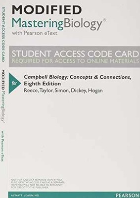 Modified Mastering Biology - Printed Access Code, by Reece Jane B. - Very Good p