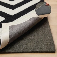 GORILLA GRIP Felt & Natural Rubber 1/4in Thick Stay in Place Slip Resistant Rug