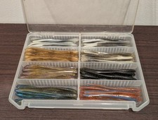 Tiemco Body Shad 5-inch, Set of 78, with ersus Box, Body Shad, Robo Worm, Lure,