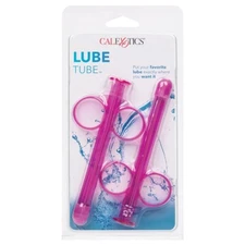 Lube Tube Personal Lubricant Applicator Syringe Shooter Launcher Two Pack purple
